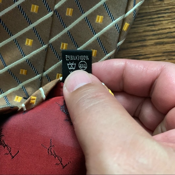 Yves Saint Laurent silk tie - Picture 6 of 6